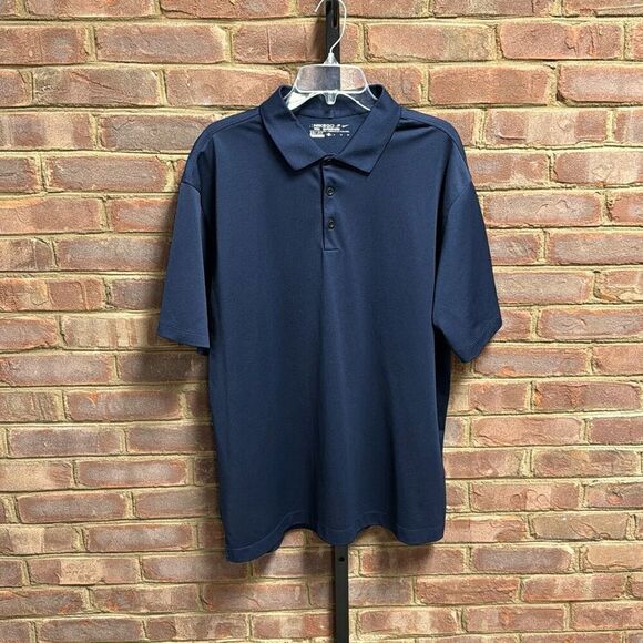 Nike Men’s Golf Navy Dri Fit Short Sleeve Polo Shirt Size XL - Picture 2 of 5